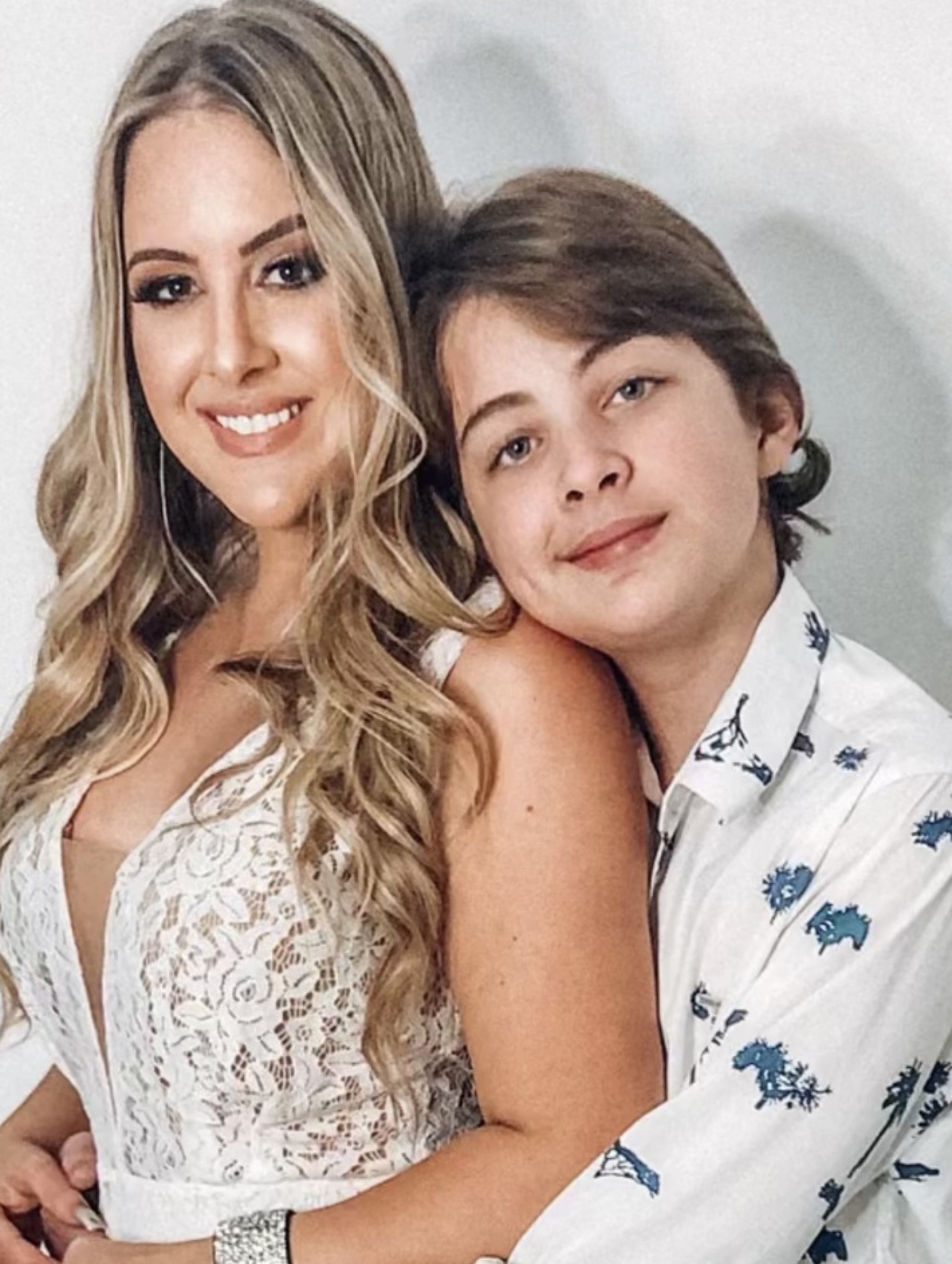 Patrícia Leitte e o filho, Michael Davi - Reprodução / Instagram