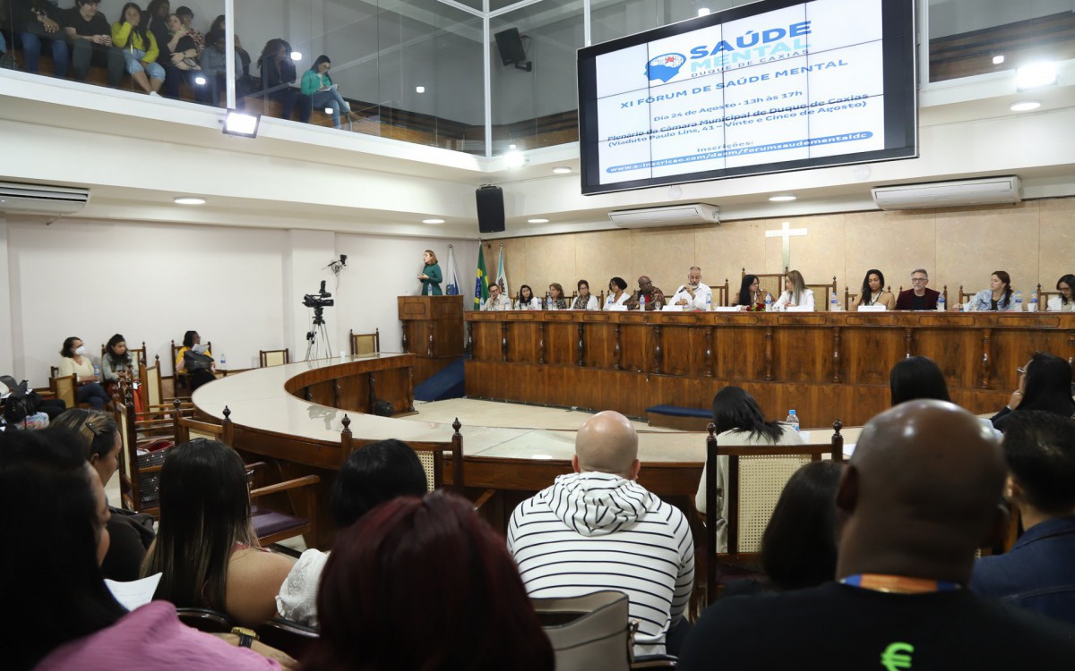 Câmara Municipal de Duque de Caxias sedia XI Fórum de Saúde Mental - Art Vídeo/ Victor Hugo/Divulgação