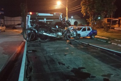 Guarda Municipal e Polícia Militar recolhem motos em Barra Mansa