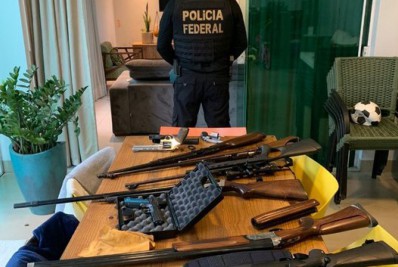 PF realiza operação contra crimes de contrabando e tráfico internacional de armas