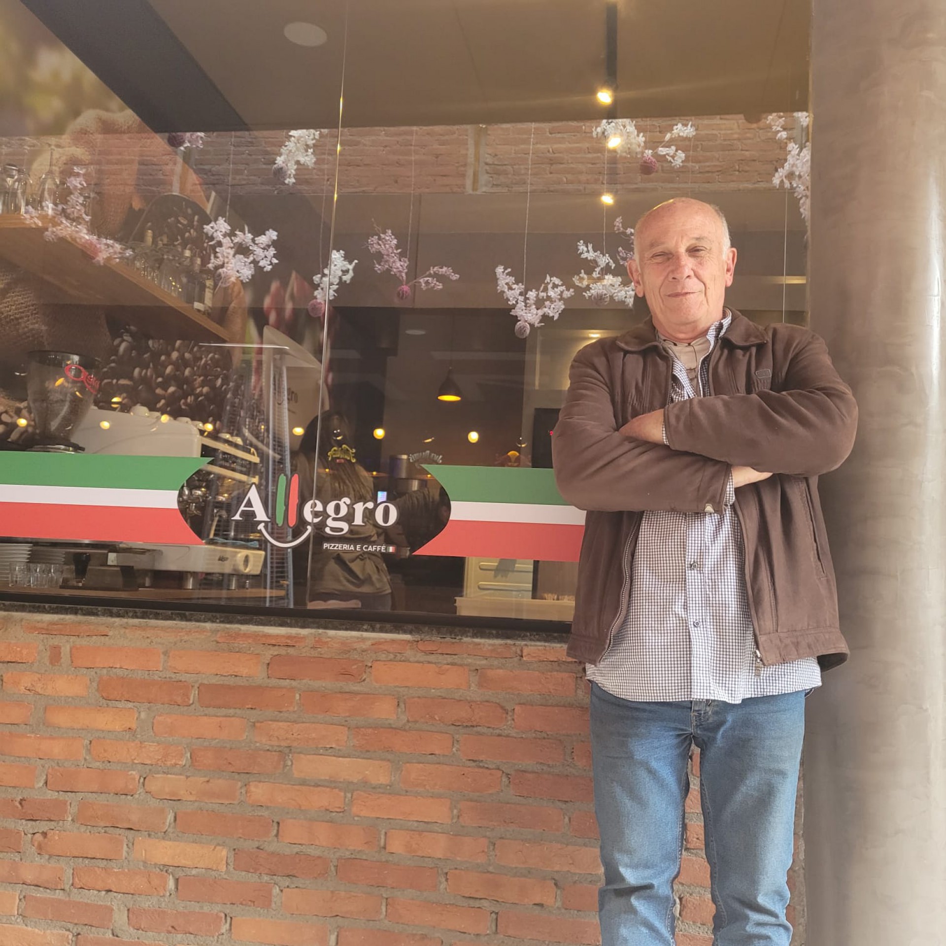 Andr&eacute; Lewkovitch, propriet&aacute;rio da  Pizzaria Allegro - Andr&eacute;a Brito