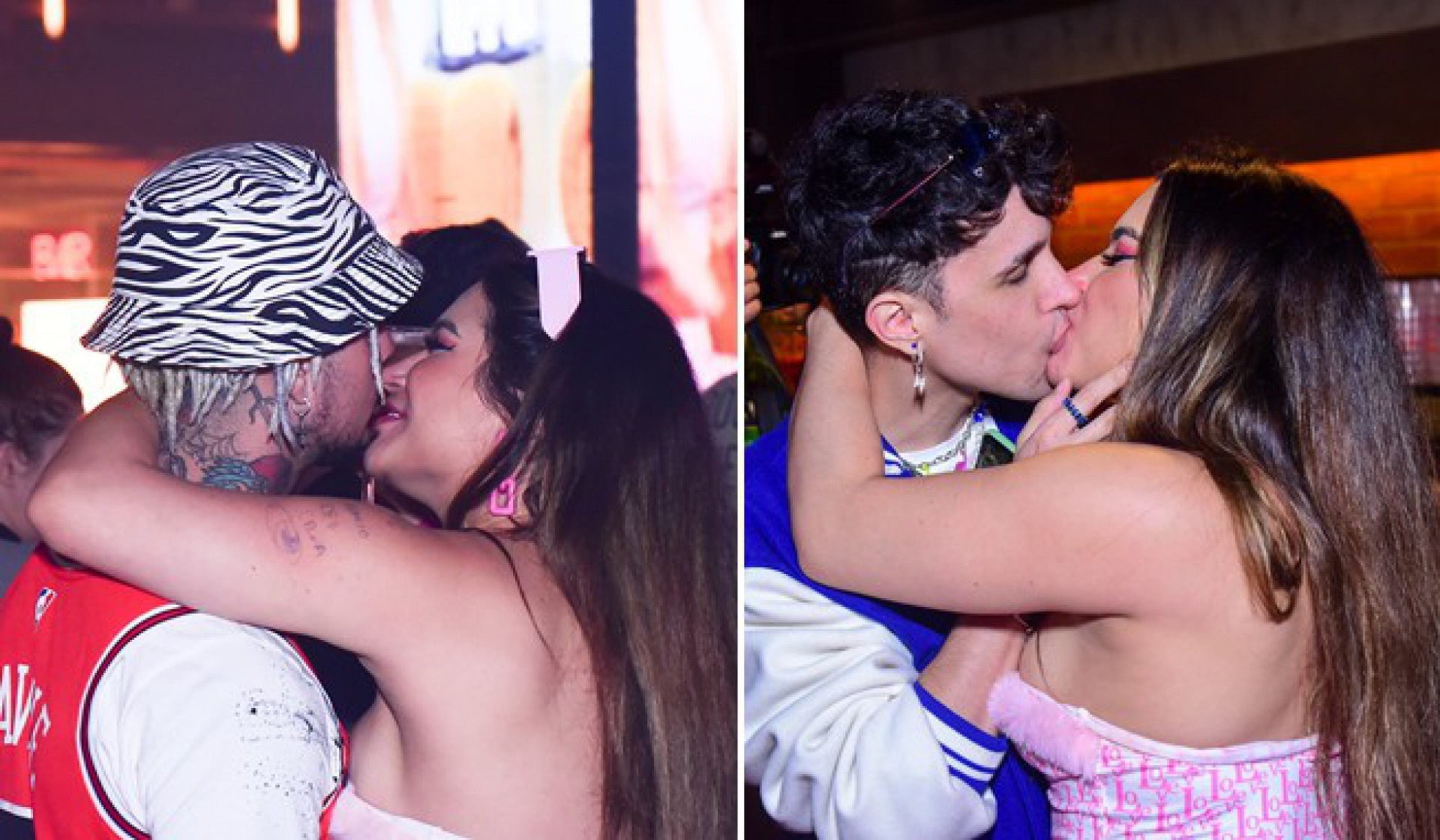 Ex-Fazenda Raissa Barbosa beija muito em aniversário de Viih Tube - AgNews / Léo Franco e Marcelo Sá Barreto