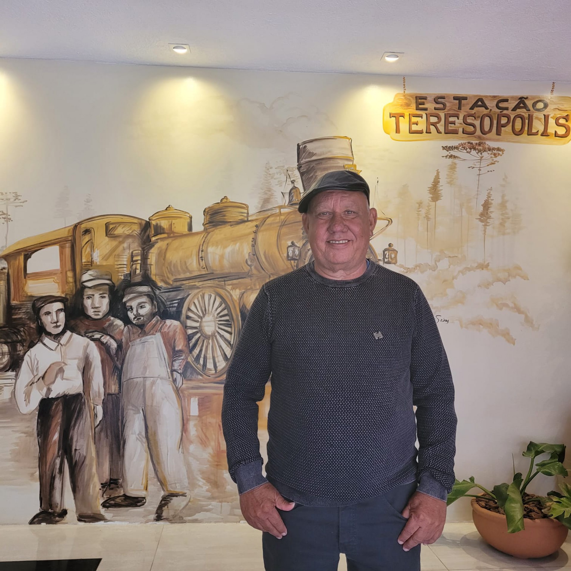 Miguel Pelegrino, proprietário da Estação Teresópolis - Andréa Brito