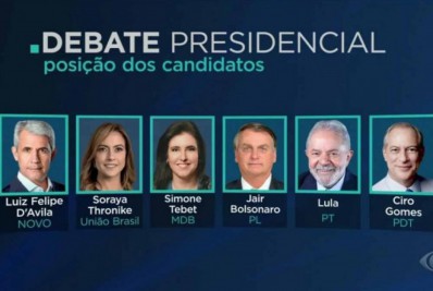 Lula e Bolsonaro já estão na Band para primeiro debate presidencial