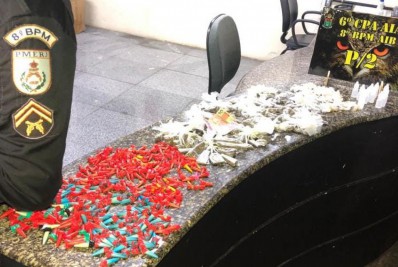 8º BPM faz investidas em pontos de tráfico, prende quatro pessoas e apreende grande quantidade de drogas