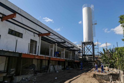 Restaurante do Povo recebe reservatório de água