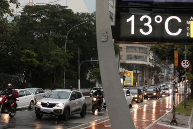 Nova massa de ar frio vai derrubar temperaturas em várias regiões do país