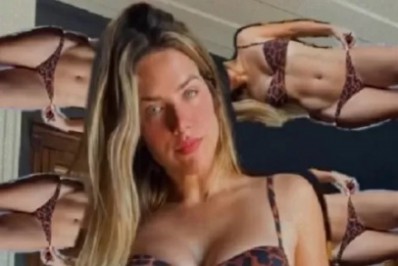 Musa! Giovanna Ewbank aposta em biquíni com estampa animal print e ganha elogios na web