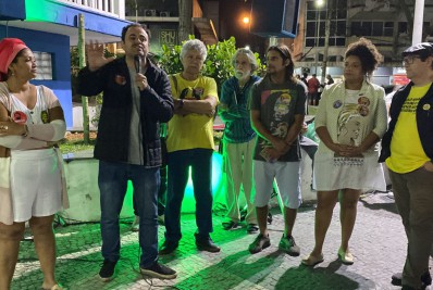 Comício do PSOL em Cabo Frio reúne deputados e candidatos 