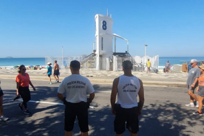 Operação Verão: PM reforça o policiamento na orla do Rio