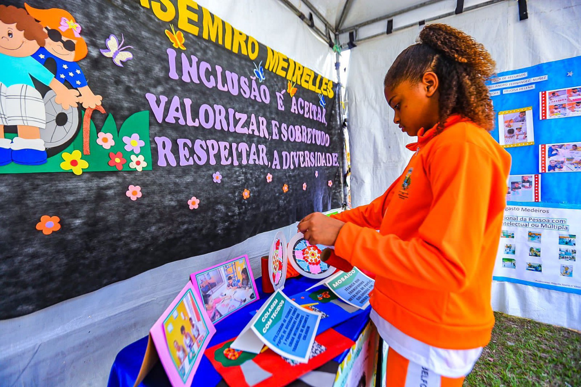 A inclus&atilde;o &eacute; garantida por lei e visa a conscientiza&ccedil;&atilde;o da sociedade sobre necessidades espec&iacute;ficas - Rafael Barreto /PMBR