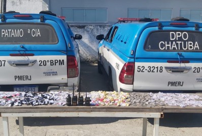 PM prende dupla de traficantes na Chatuba, em Mesquita