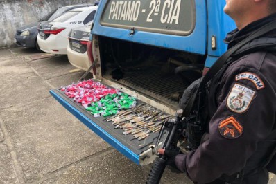 Traficantes são detidos pelo 25º BPM na Região dos Lagos