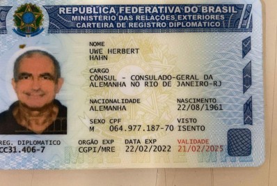 Cônsul alemão tem prisão preventiva decretada e deve ter nome incluído em lista da Interpol