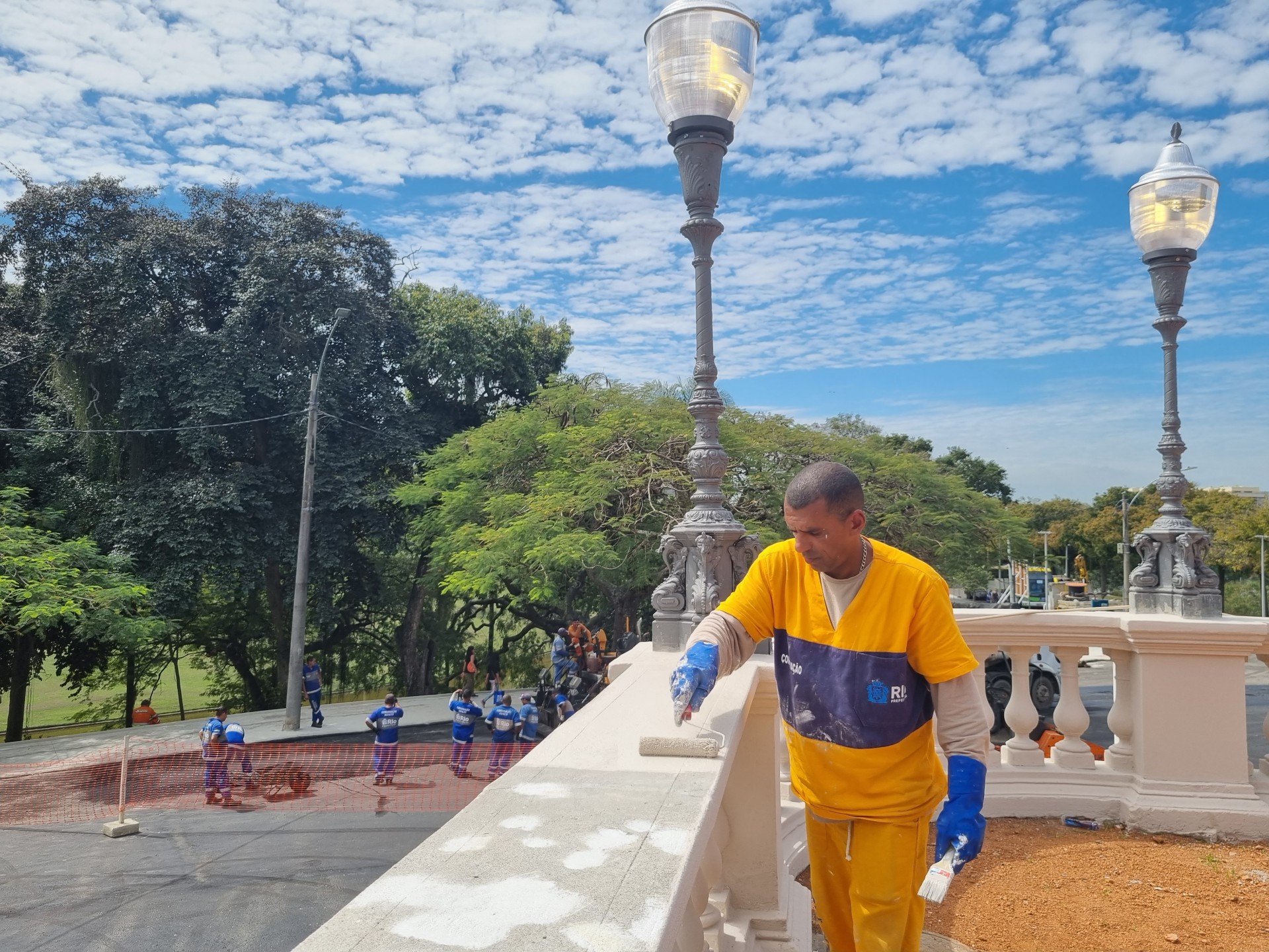 Quinta da Boa Vista passa por reformas de revitalização desde maio deste ano - Divulgação / Seconserva