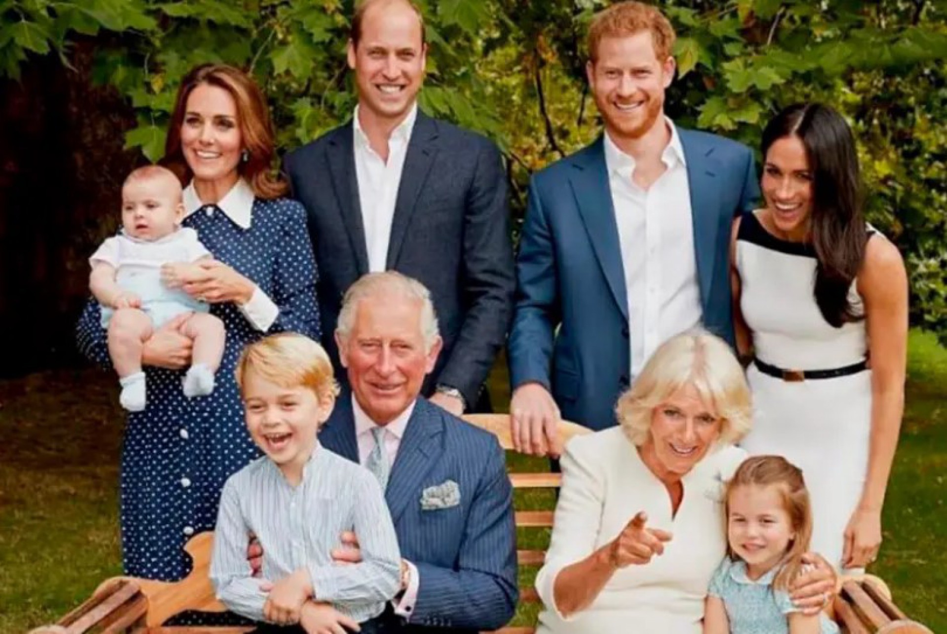 Família real na comemoração dos 70 anos de príncipe Charles  - Reprodução/Instagram
