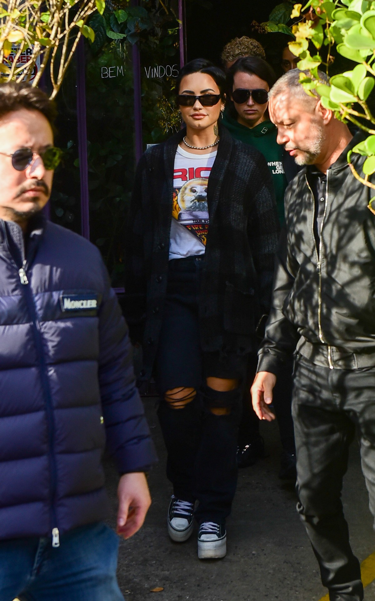 Demi Lovato almo&ccedil;ou antes de conhecer espa&ccedil;o de show em S&atilde;o Paulo