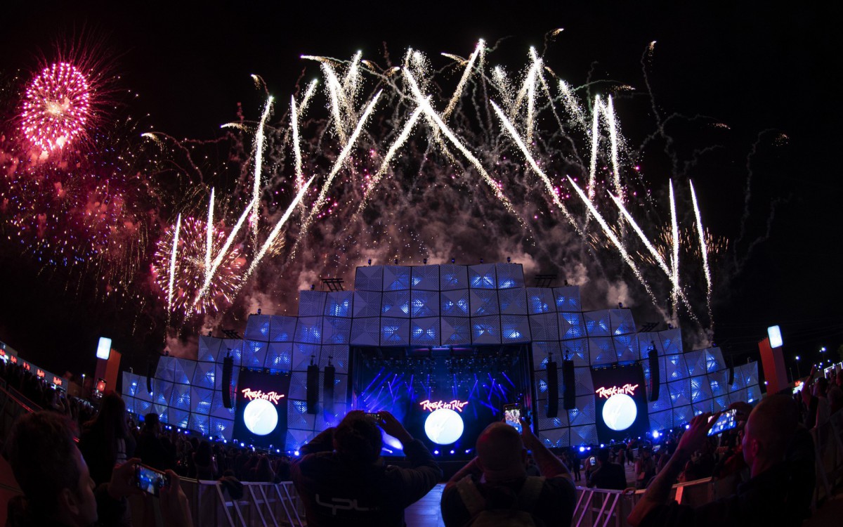 Evento-teste do Rock in Rio aconteceu no Parque dos Atletas, na Barra da Tijuca, Zona Oeste do Rio, nesta ter&ccedil;a-feira