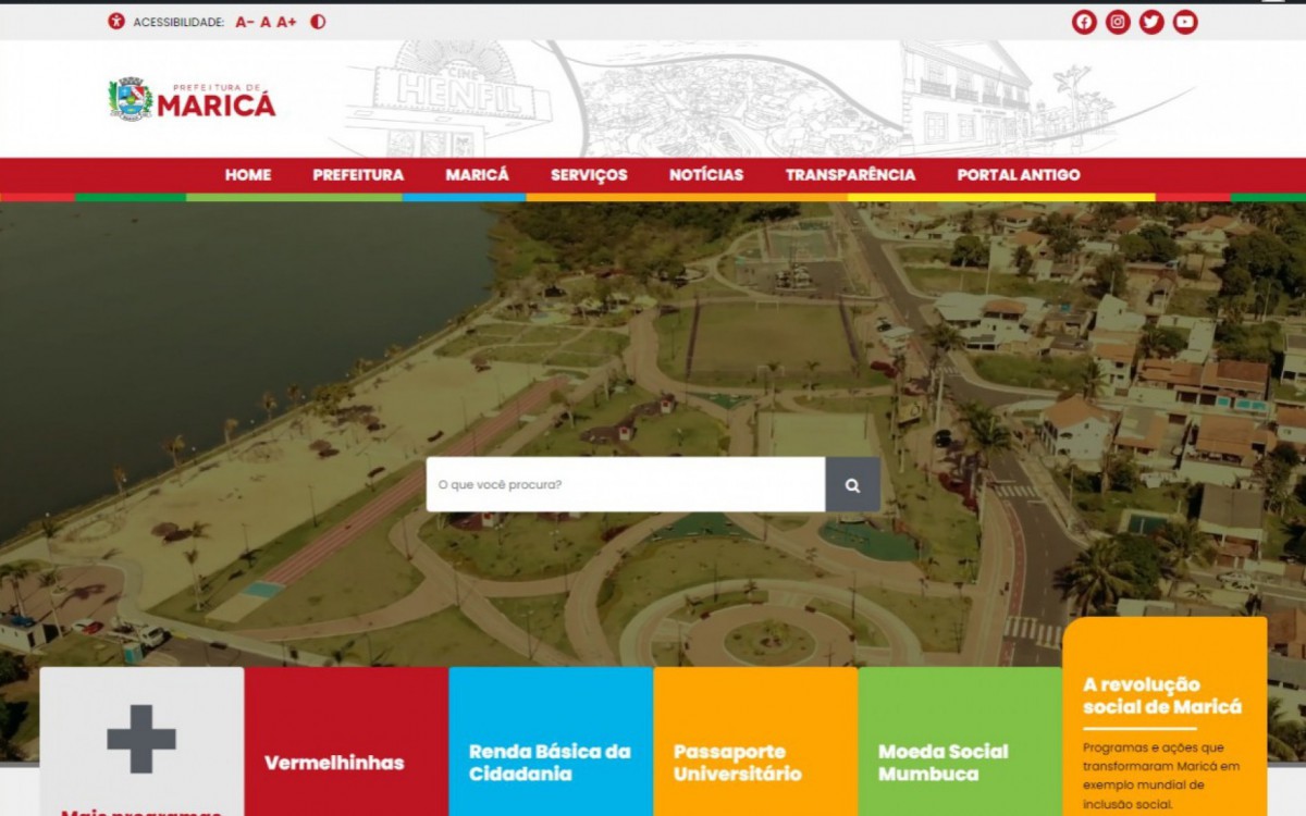 Prefeitura De Maricá Lança Novo Portal Oficial Maricá O Dia 8513