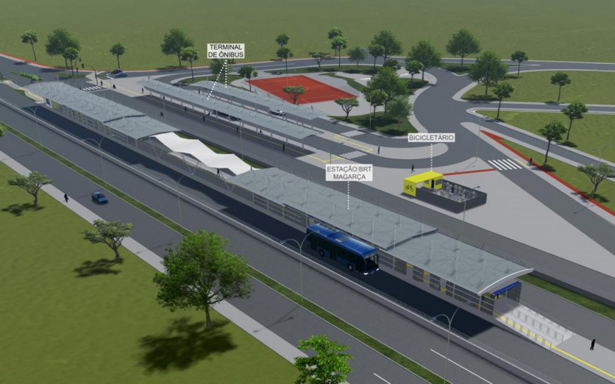 Prefeitura ir&aacute; construir tr&ecirc;s novos terminais do BRT Transoeste - Divulga&ccedil;&atilde;o