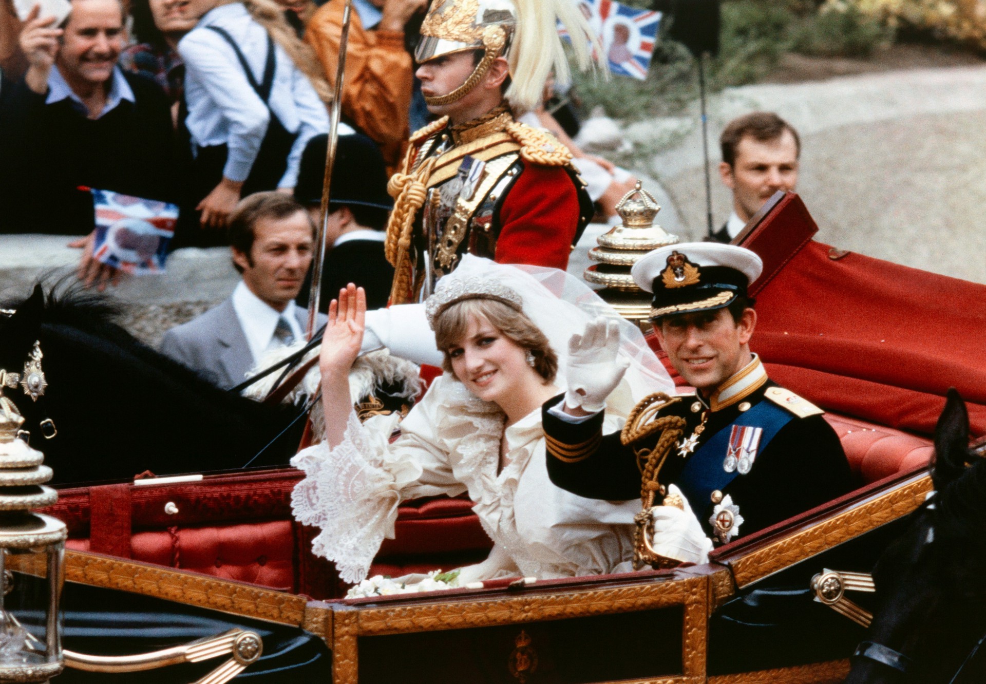 O casamento de Charles e Diana foi acompanhado por mais de 750 milhões de pessoas em todo mundo - AFP