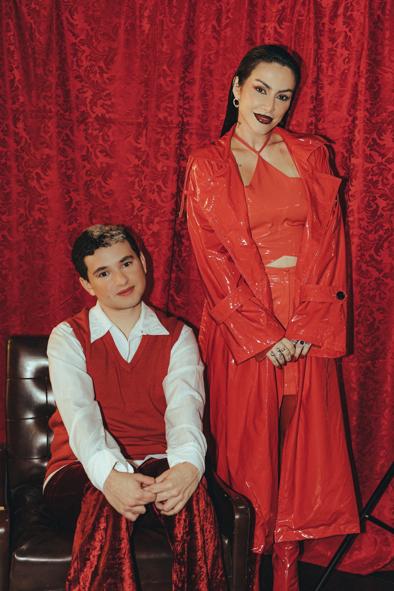 Cleo grava clipe de 'Bom Ator' com Number Teddie - Divulgação