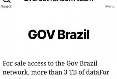 Grupo hacker diz ter invadido sistema do governo brasileiro e vende dados na web