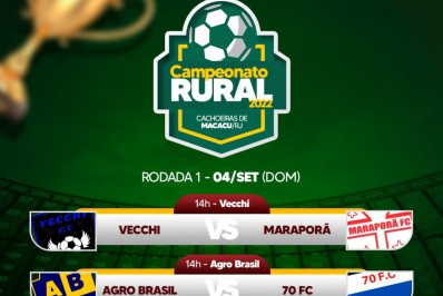 Vem aí o Campeonato Rural de Futebol 2022