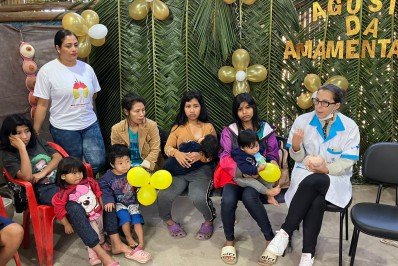 Prefeitura de Maricá incentiva o aleitamento materno na Aldeia Indígena Mata Verde Bonita