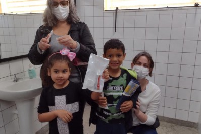 Ações de saúde bucal durante o mês de agosto