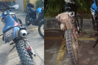 PM apreende motocicletas adulteradas em Iguaba Grande