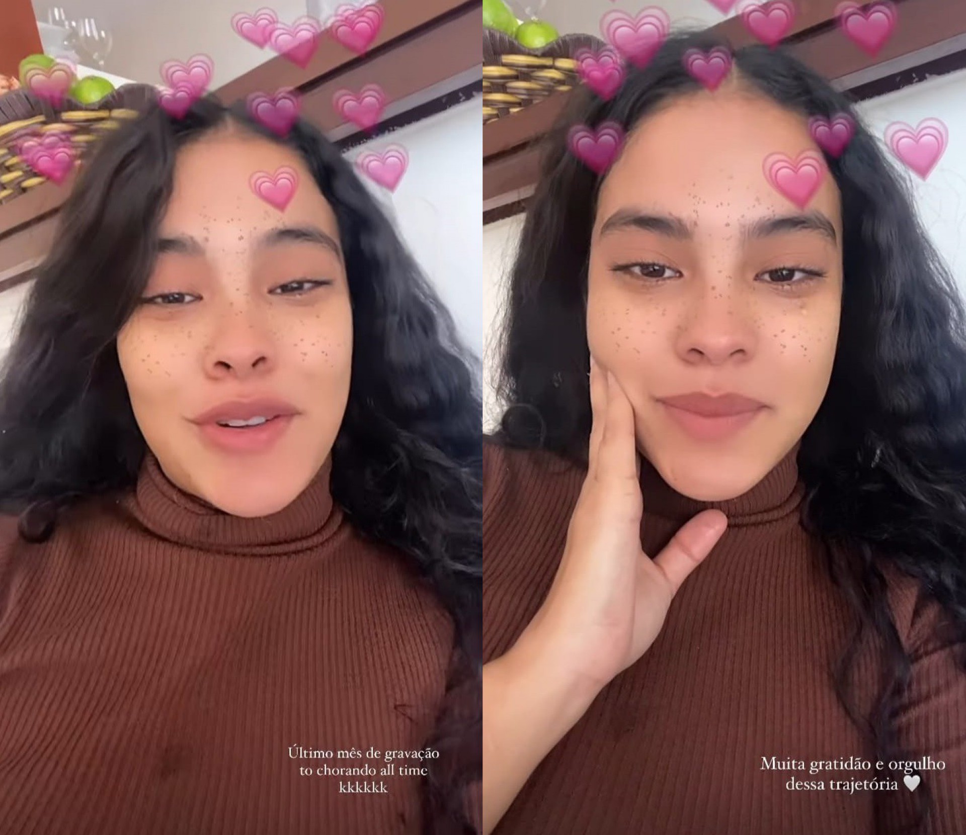 Bella Campos relembrou início da carreira ao falar do término das gravações de 'Pantanal' - Reprodução/Instagram