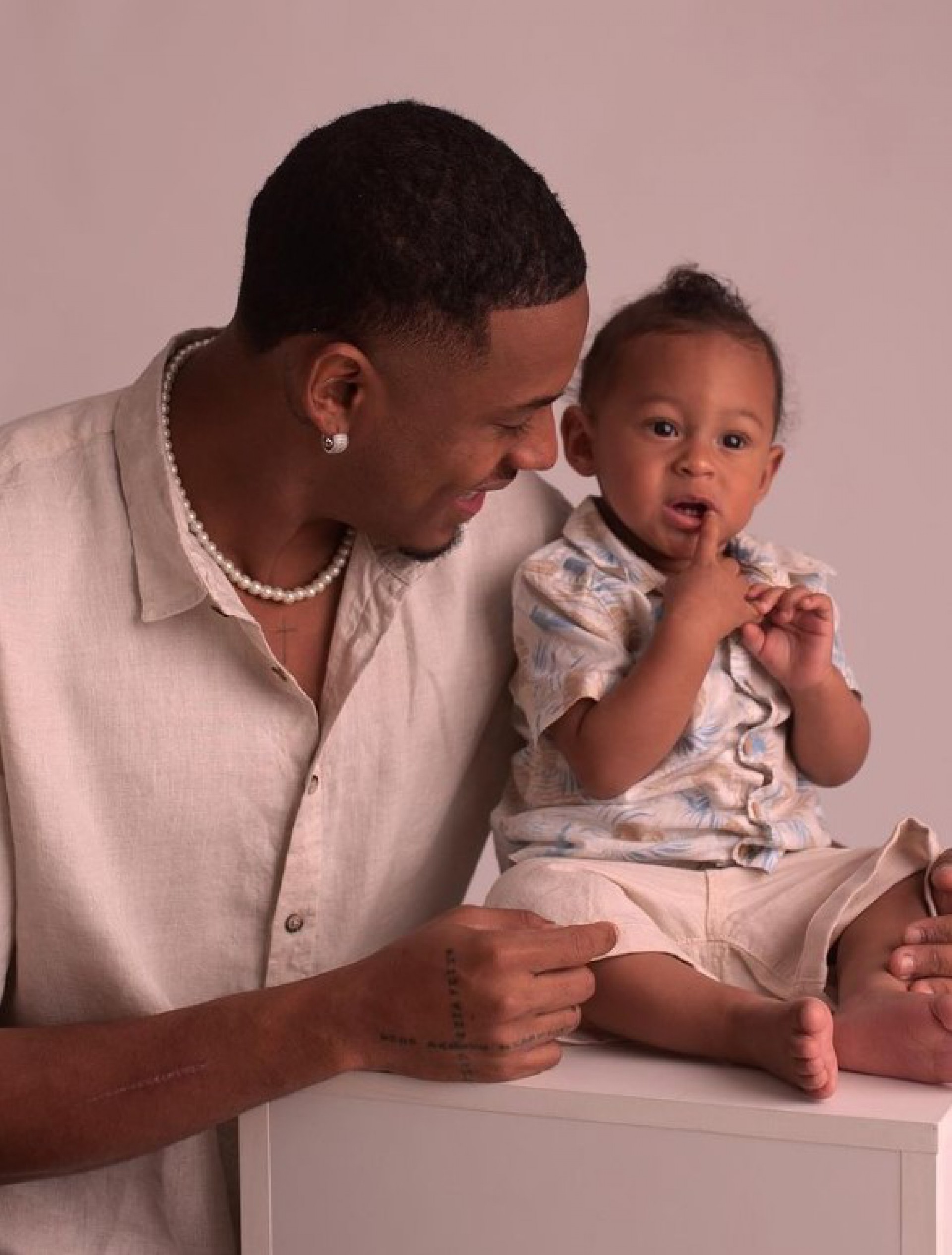 Paulo André leva filho para cortar o cabelo pela primeira vez para festa de 1 ano - Reprodução/Instagram