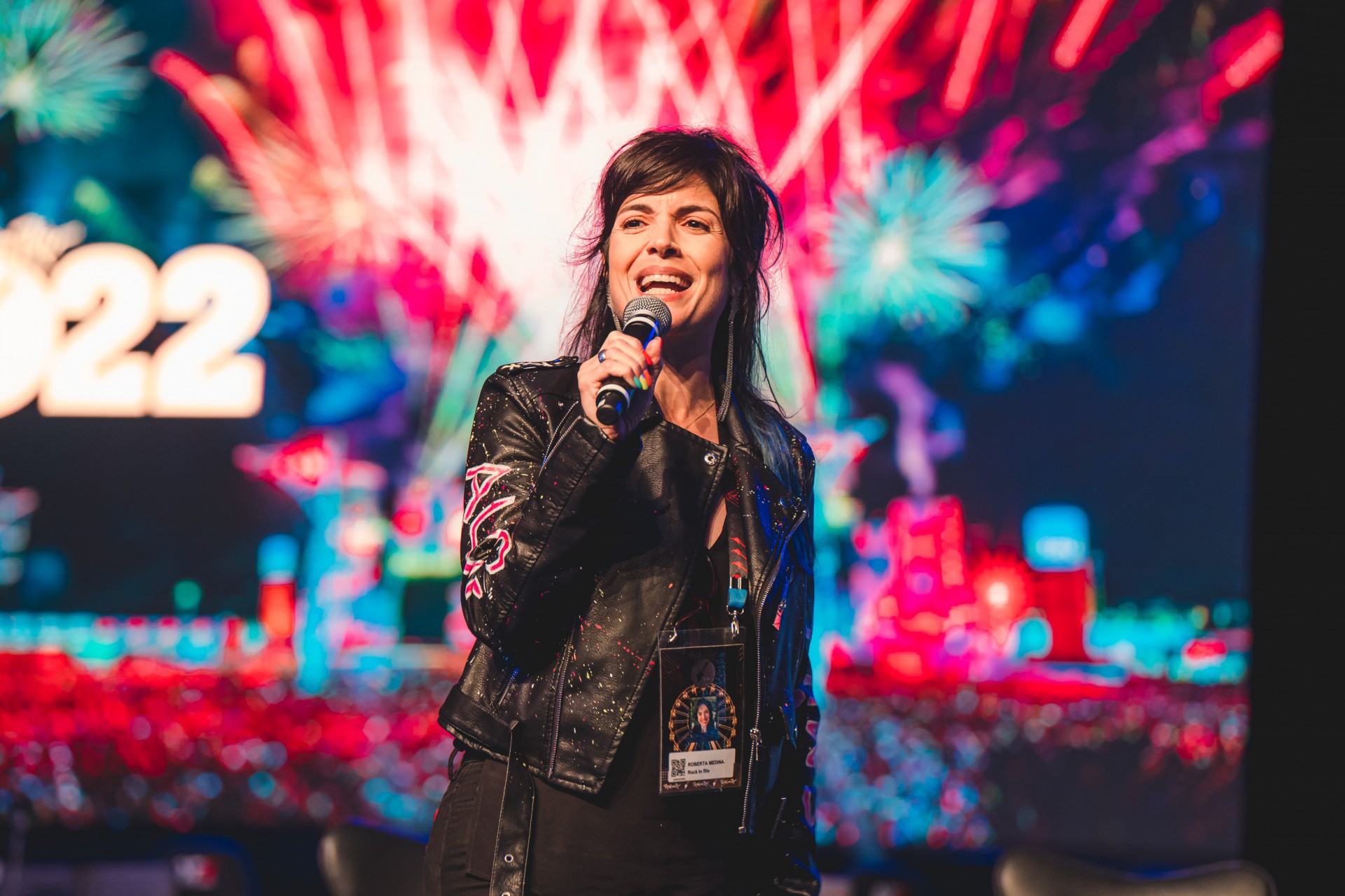 Roberta Medina na coletiva do evento-teste do Rock in Rio - Divulgação / Rock in Rio