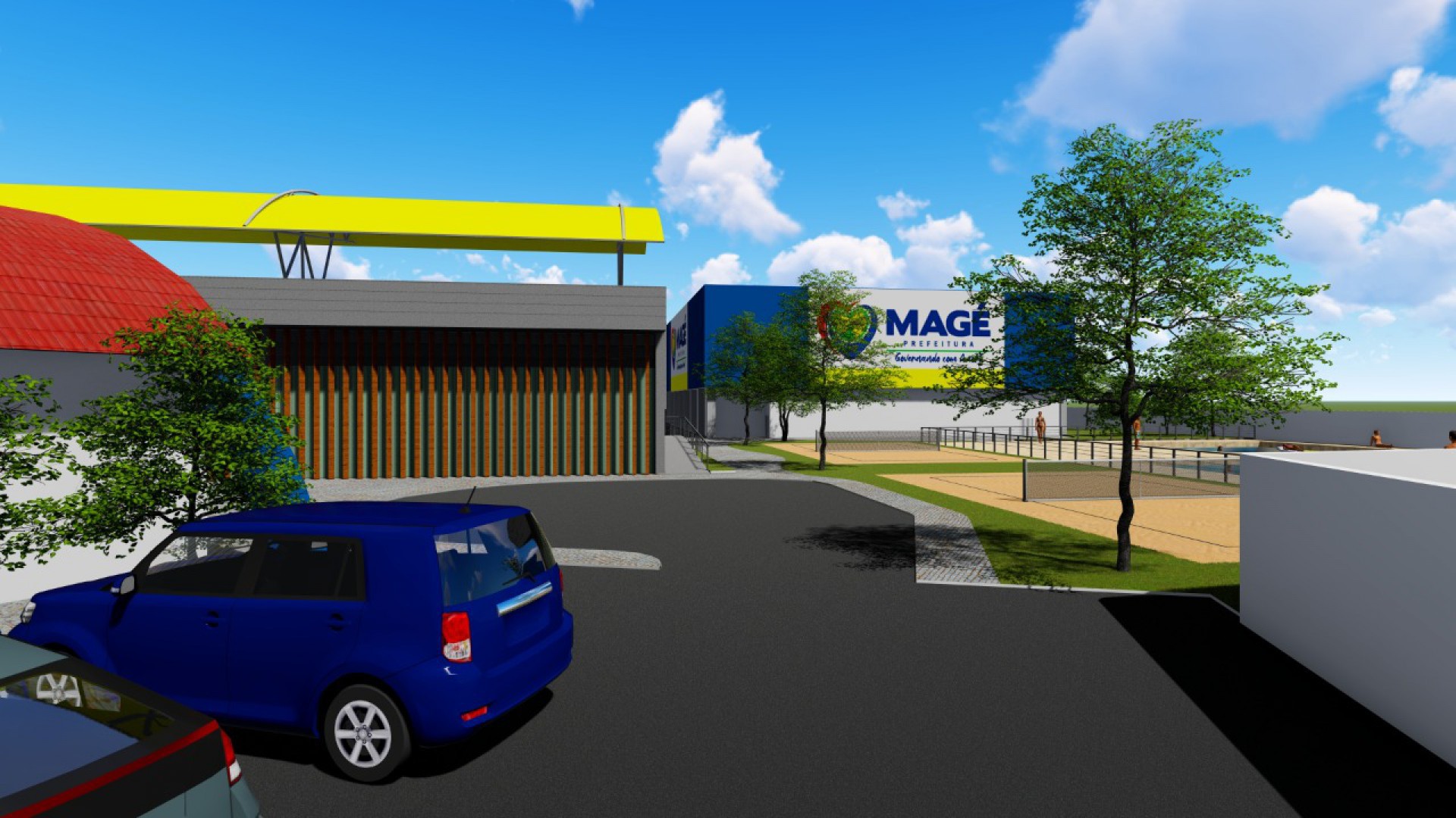 Obras da Vila Ol&iacute;mpica de Mag&eacute; come&ccedil;am em Setembro. - Divulga&ccedil;&atilde;o.