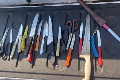 Ação de ordenamento em Madureira termina com a apreensão de 20 facas 