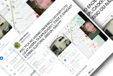 É falso que empresa de pesquisa eleitoral funcione dentro de Instituto Lula