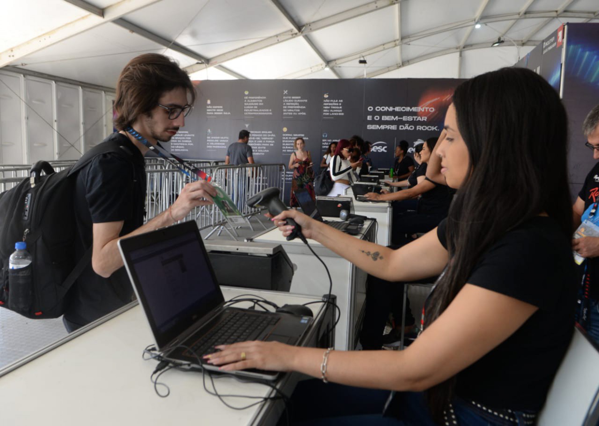 Yanka vai trabalhar pela primeira vez no Rock in Rio - Sandro Vox / Agência O Dia