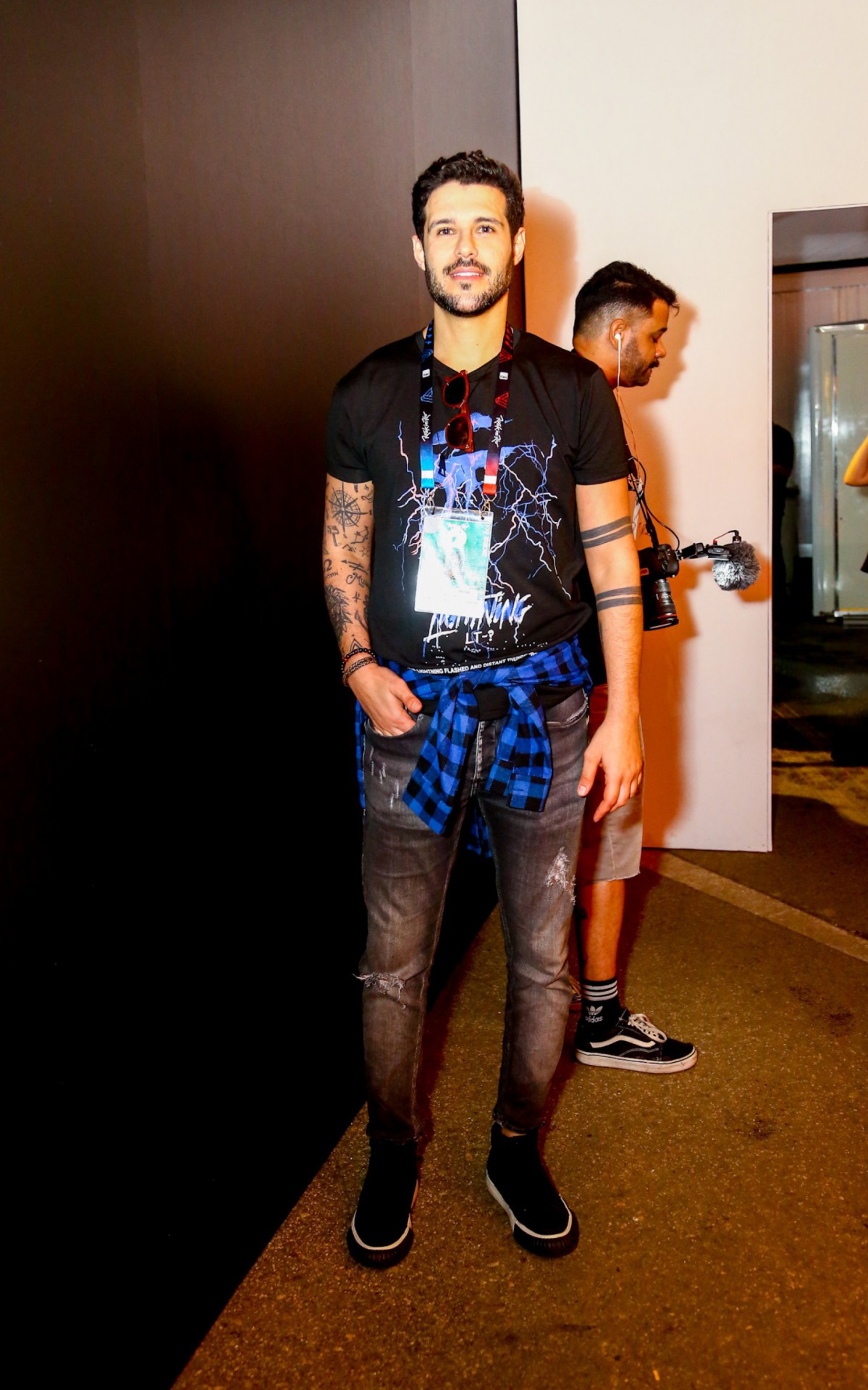 Rodrigo Mussi compareceu ao primeiro dia de Rock in Rio 