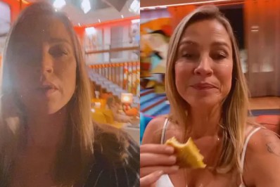 Luana Piovani exibe bastidores de novela em Portugal: 'Comida e sofá bom'