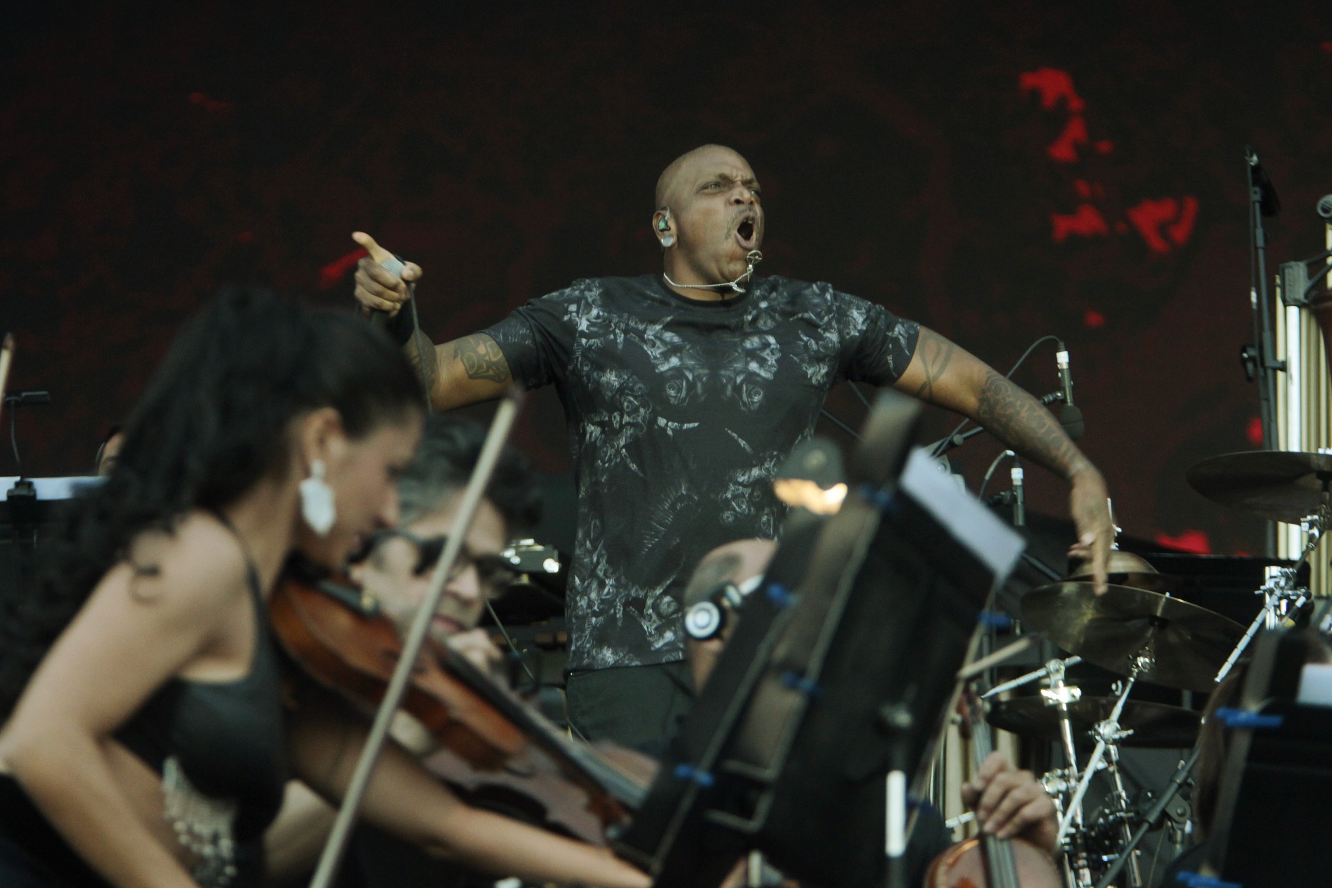 Geral - Rock in Rio 2022 - Primeiro dia do festival - Na foto, Sepultura e OSB. - Reginaldo Pimenta / Agencia O Dia