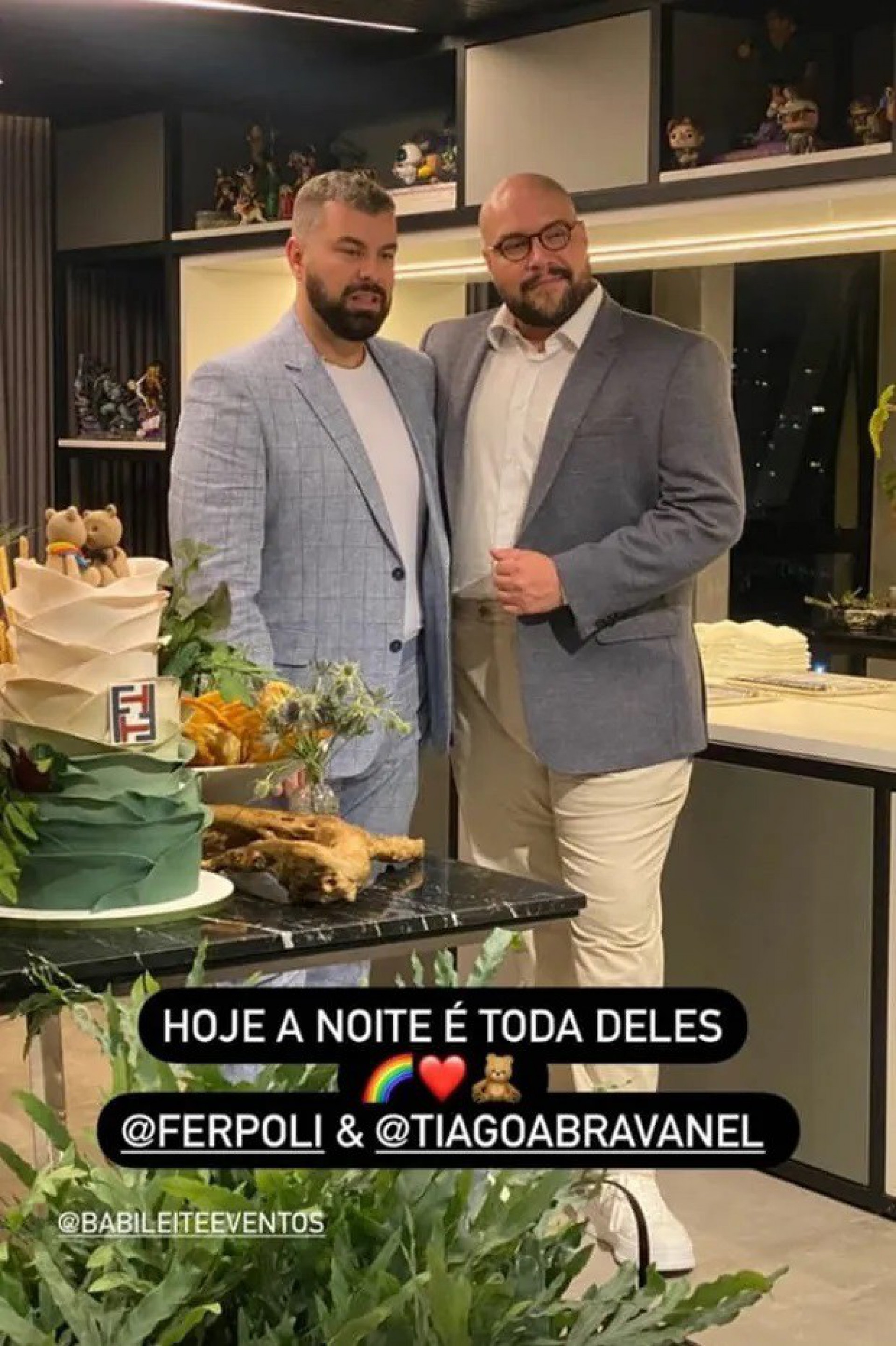 Fernando Poli e Tiago Abravanel - Reprodução Internet