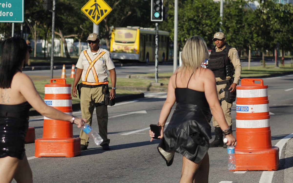 Fiscalização da Guarda Municipal durante o primeiro dia do Rock in Rio, na Barra da Tijuca - Divulgação/Robert Gomes