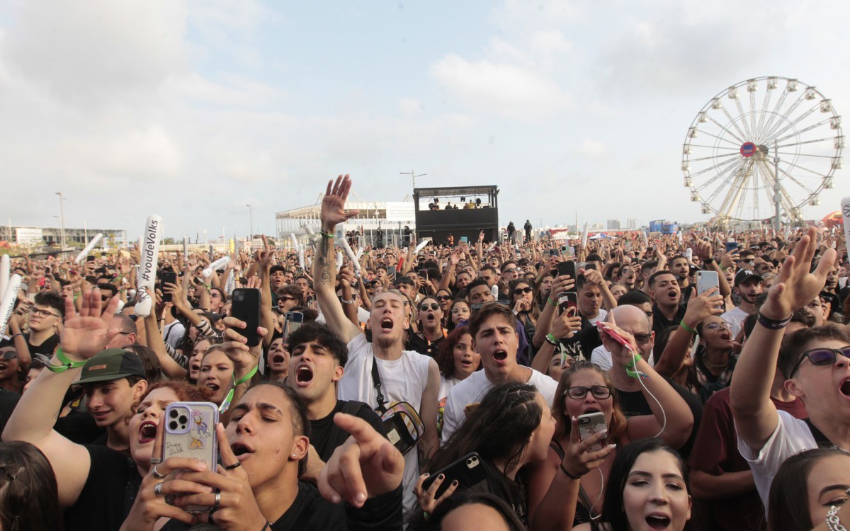 Geral - Rock in Rio 2022 - Segundo dia do festival  - Reginaldo Pimenta / Agencia O Dia