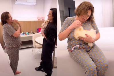 'Sou mamãe', Juliette surpreende Dona Fátima com dois netos