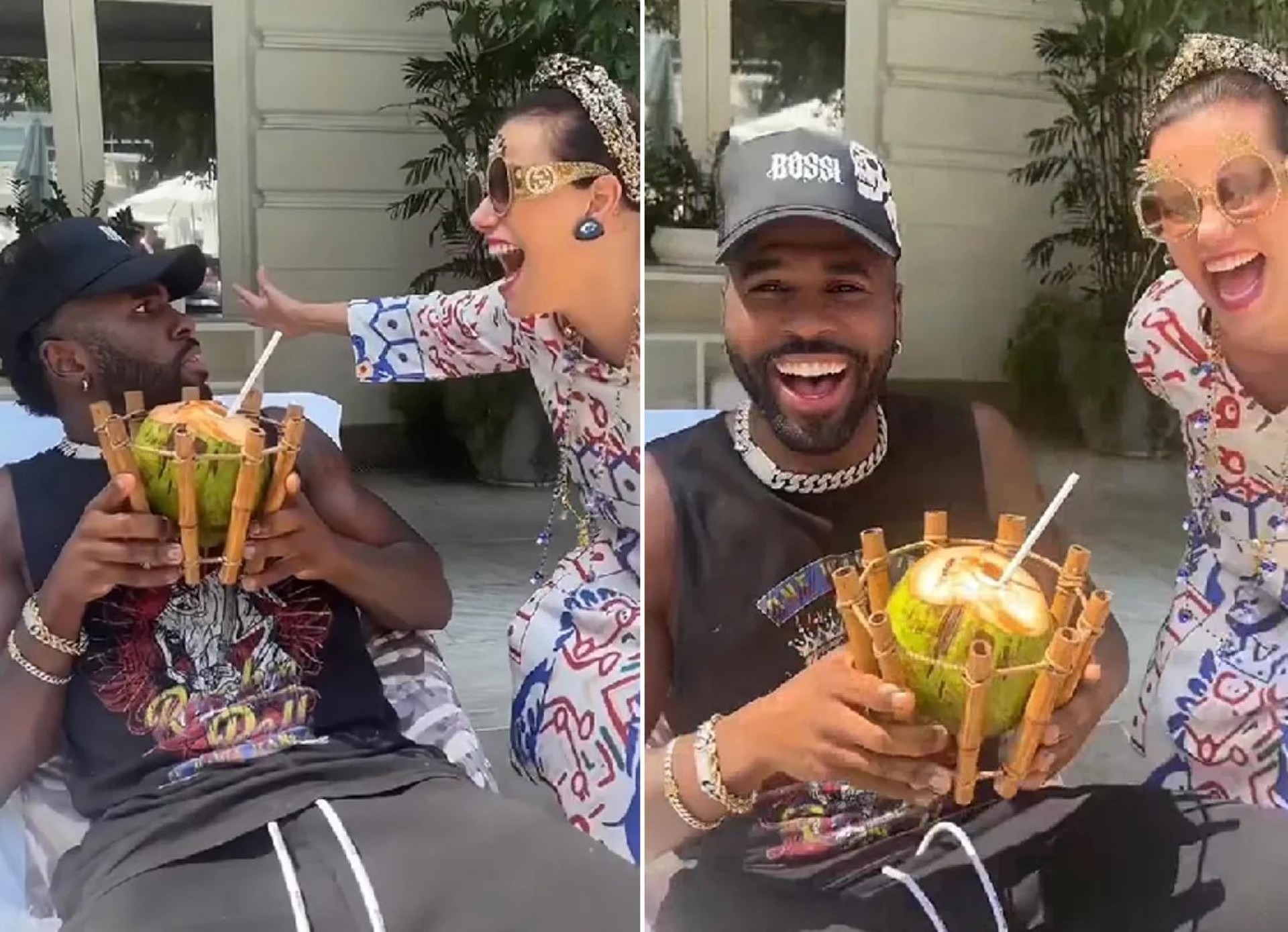 Narcisa Tamborindeguy assusta Jason Derulo horas antes de apresentação no Rock in Rio - Reprodução/Instagram