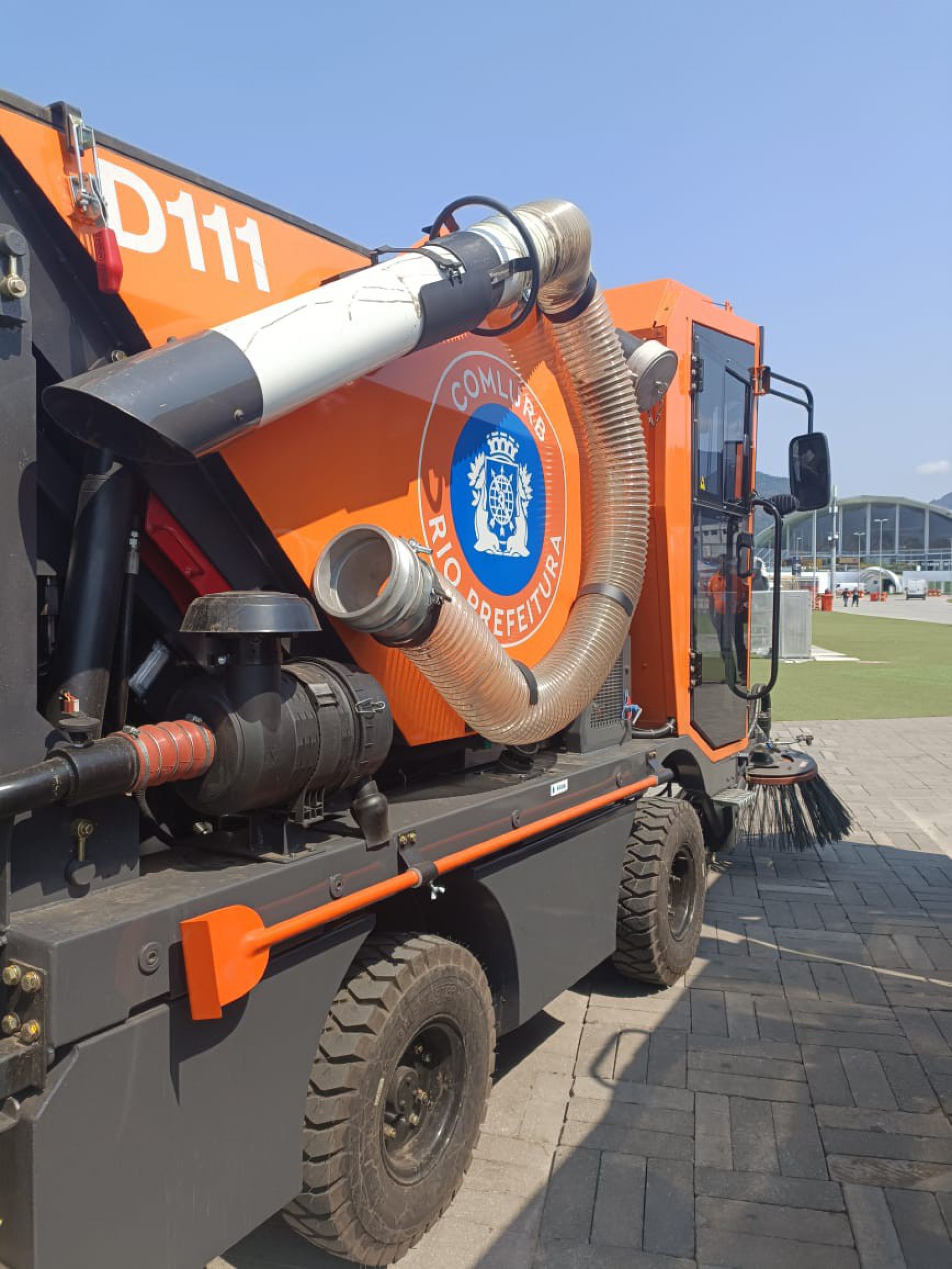 Equipamento vai trabalhar na limpeza da área da Cidade do Rock após os shows - Divulgação