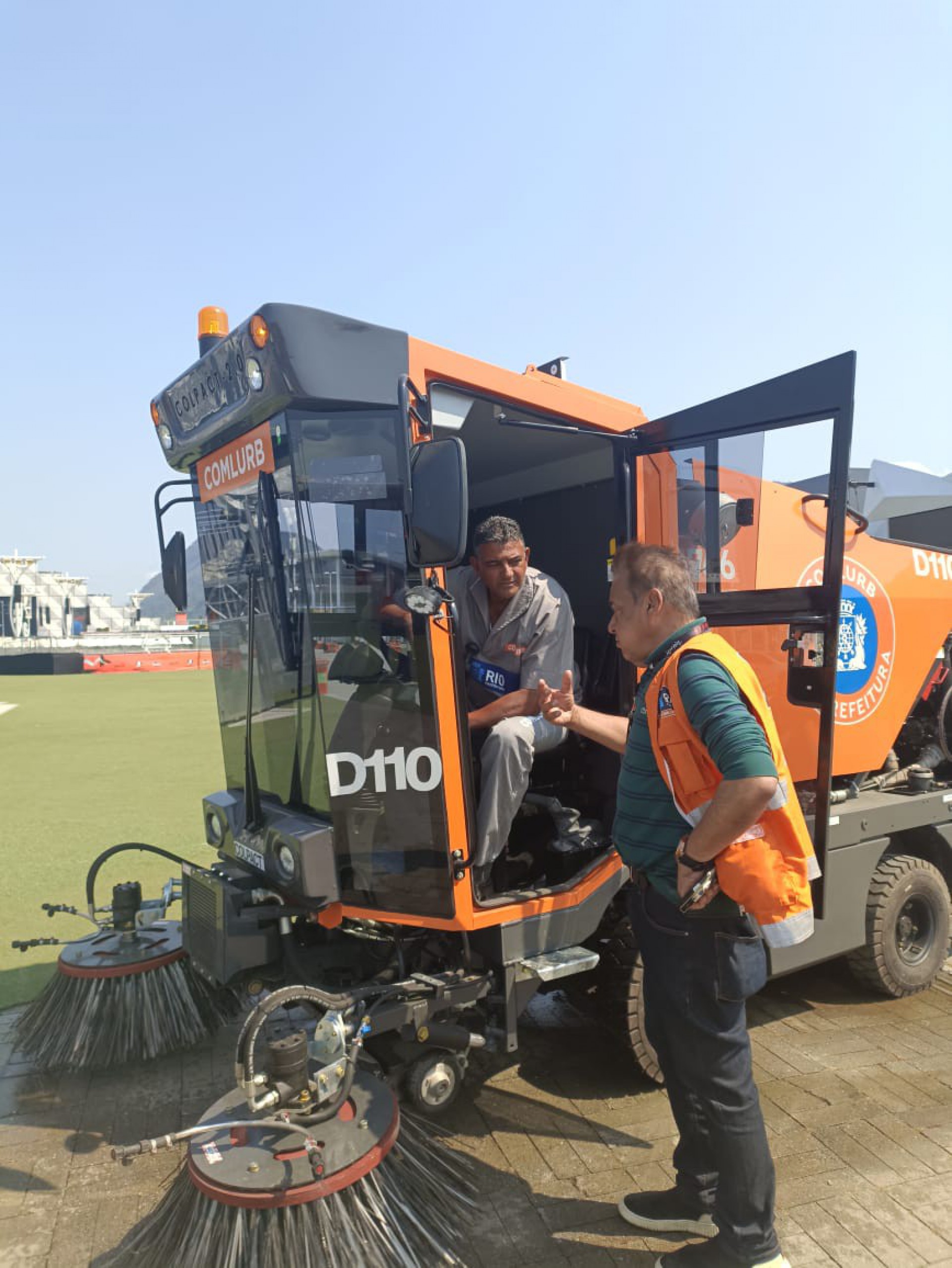 Equipamento vai trabalhar na limpeza da área da Cidade do Rock após os shows - Divulgação