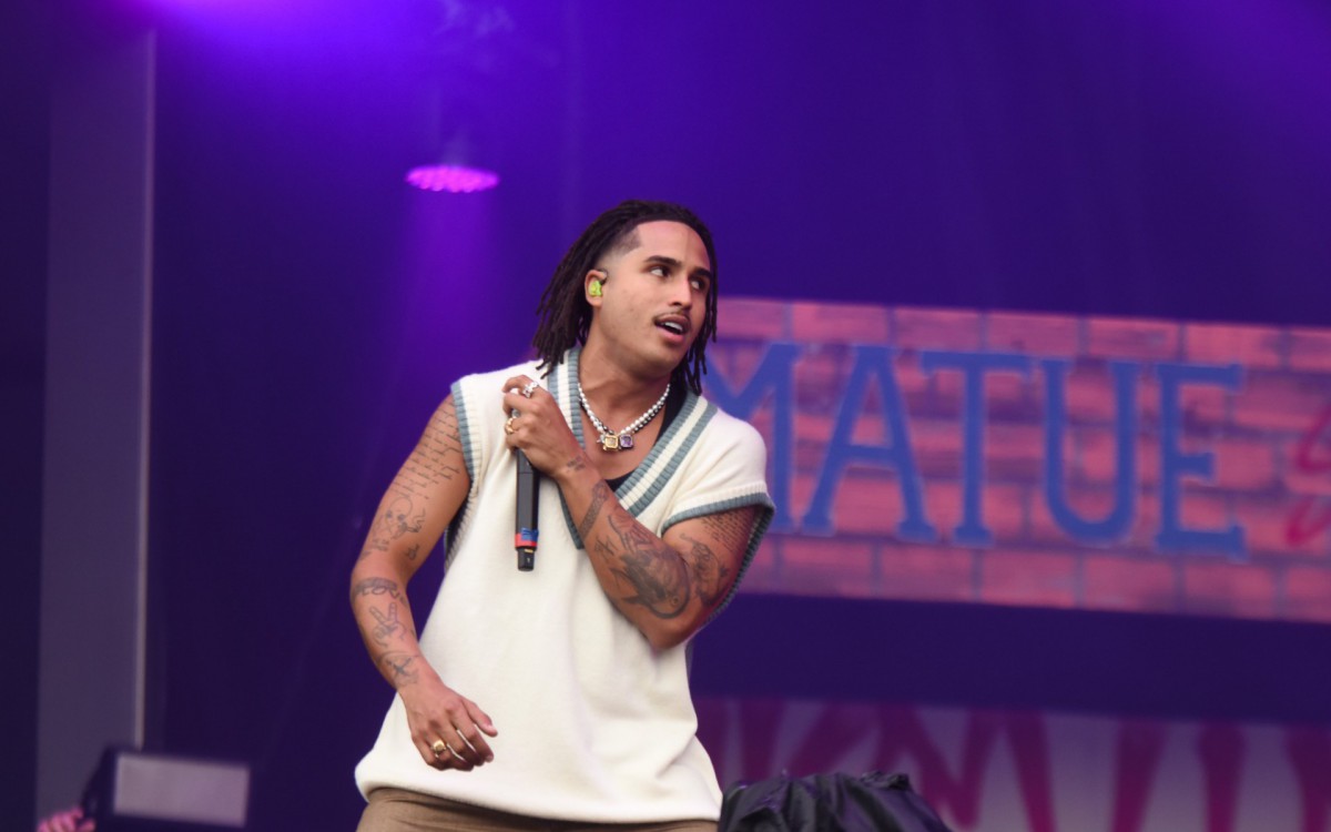 Matu&ecirc; no Palco Sunset do Rock in Rio 