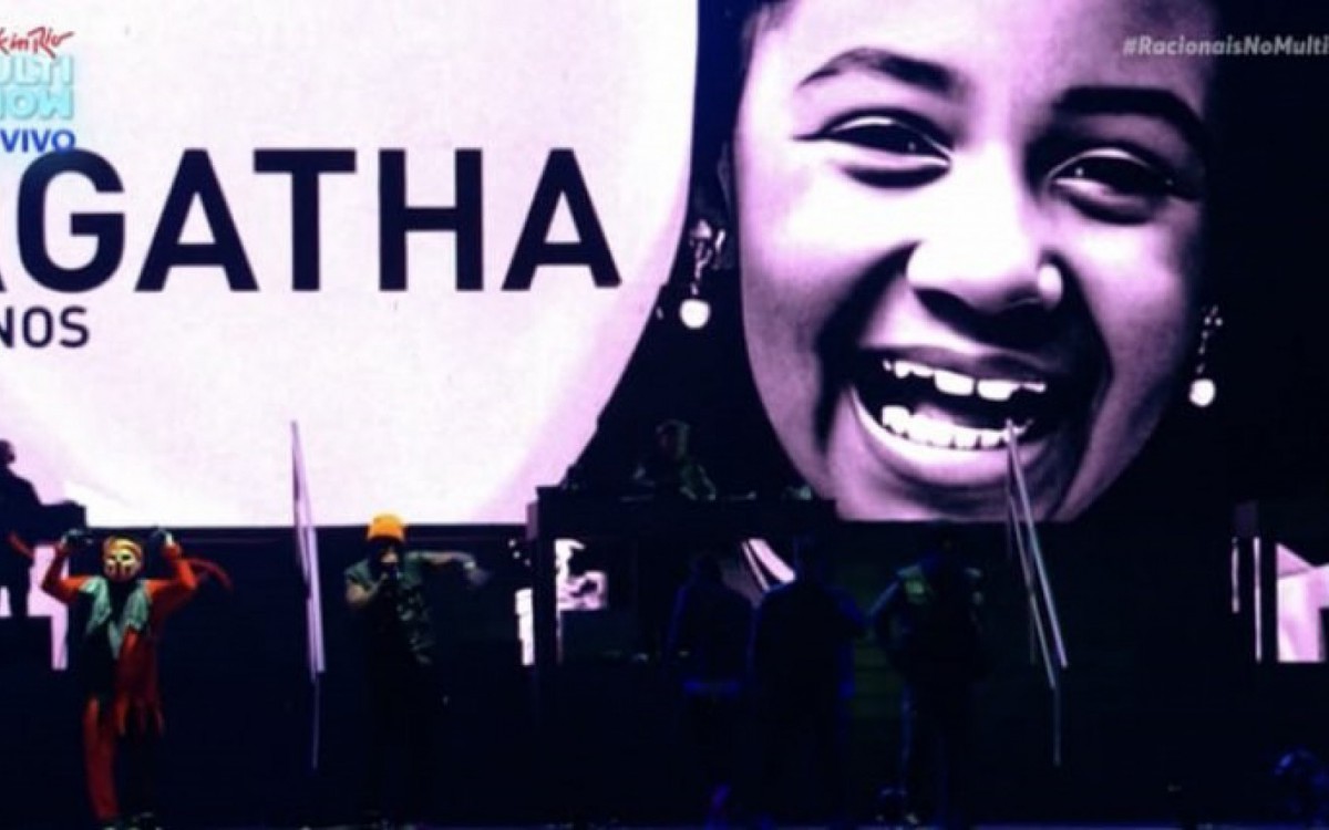 Durante a performance de 'Negro Drama', Racionais MC's exibiram pessoas negras que foram assassinadas